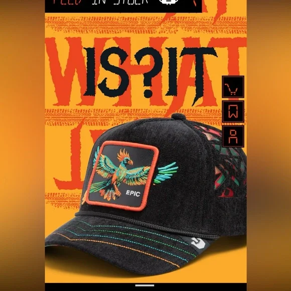 Goorin Bros “It’s It” Epic” FIREBIRD The Farm Trucker Limited Ed. Friday Drop